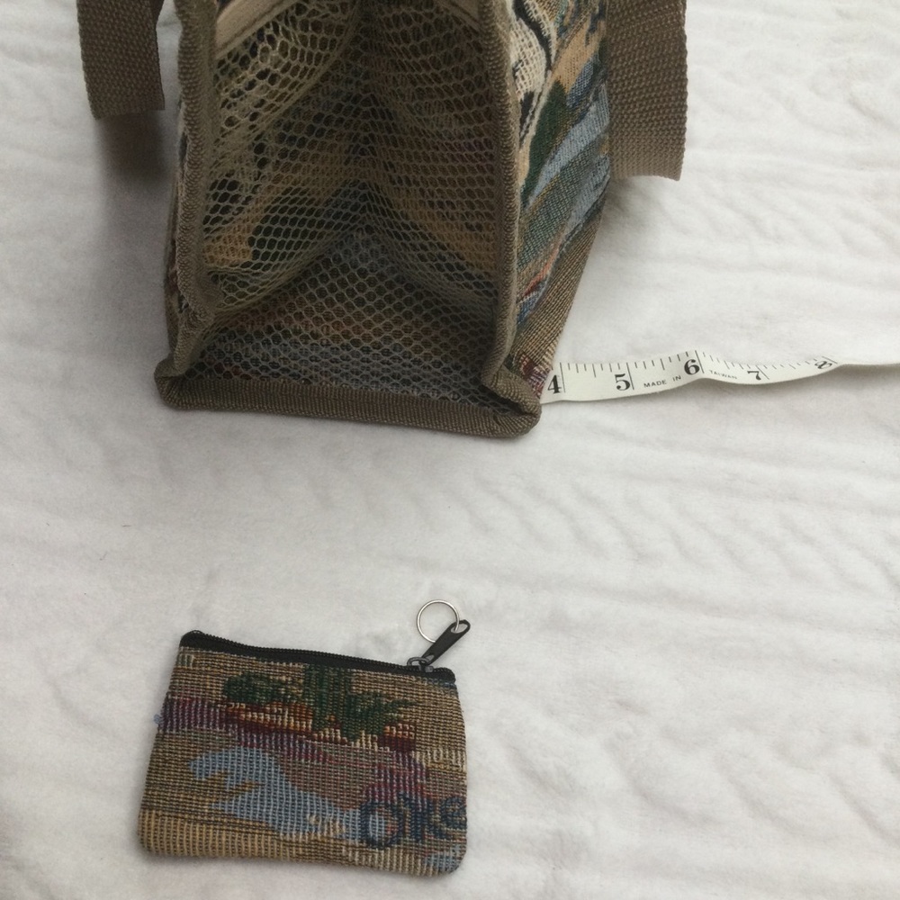 JADE ROUTE 66 Tapestry tote bag - zip compartments - Picture 2 of 8